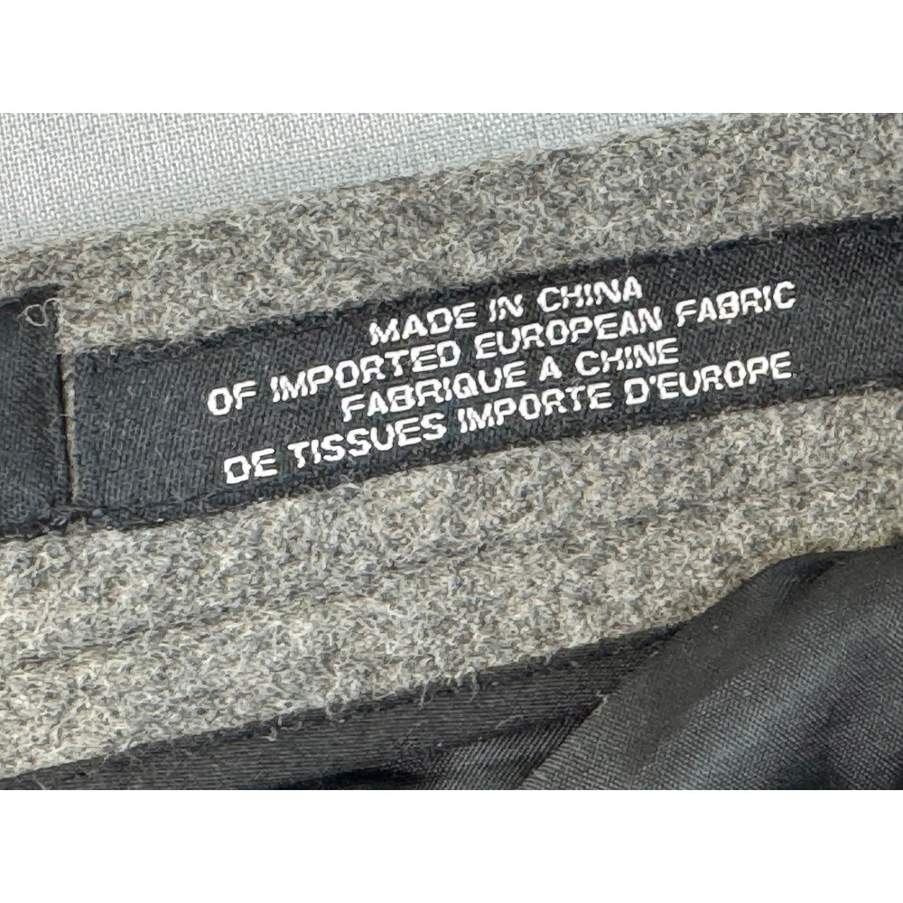 Kenneth Cole Pants‎ 32 Gray Wool Cashmere Blend Dress (actual 30x28.5) - Picture 9 of 12
